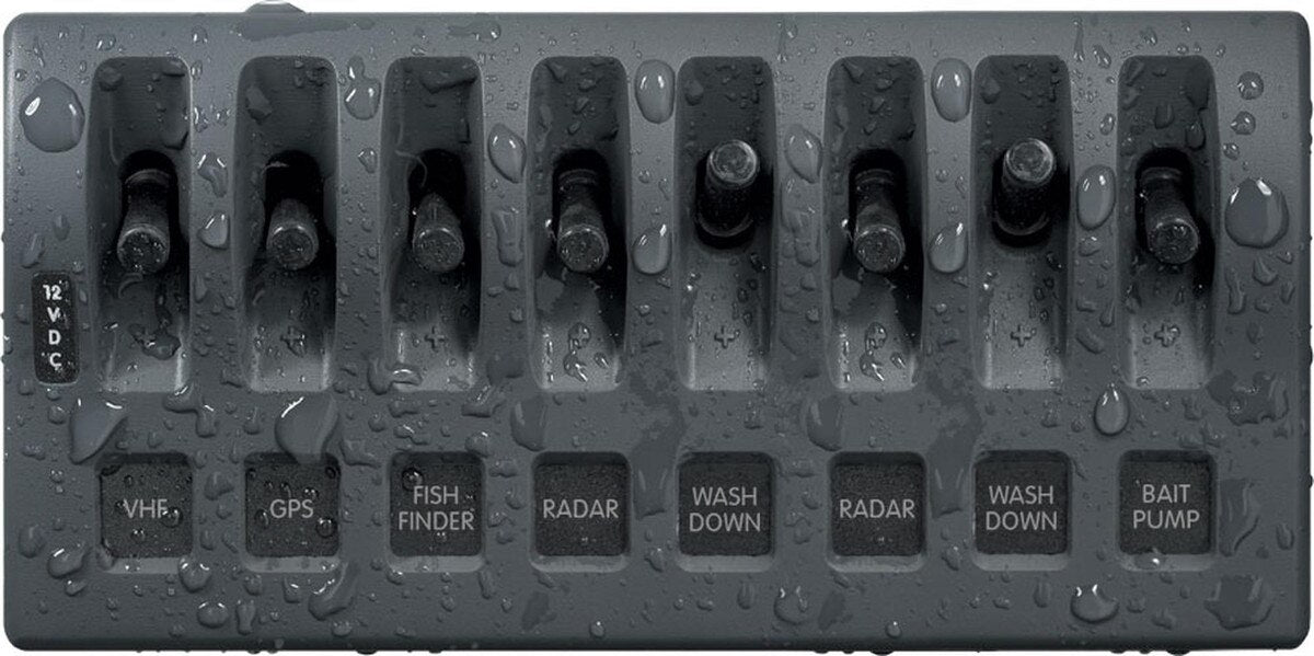 Weather Deck Switch Panel - 8 Circuit