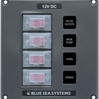 Water-Resistant Breaker Switch Panel - 4 Circuit