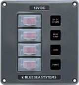 Water-Resistant Breaker Switch Panel - 4 Circuit