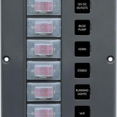 Water-Resistant Breaker Switch Panel - 6 Circuit