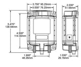 ML-ACR Automatic Charging Relay with Manual Control - 12vDC 500A