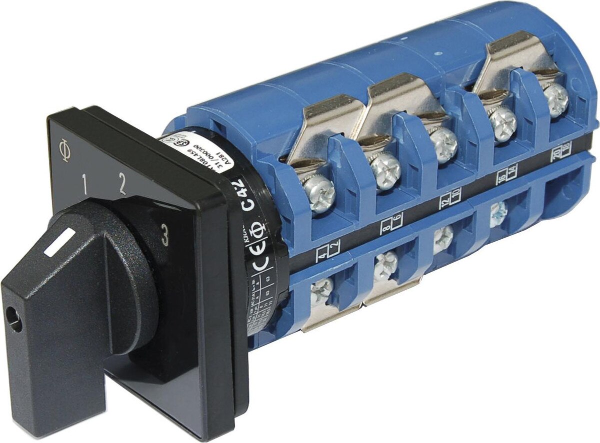Rotary Switch - 3 Position (240v/65A)
