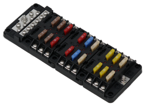 18-Circuit Fuse Block w/ Ground