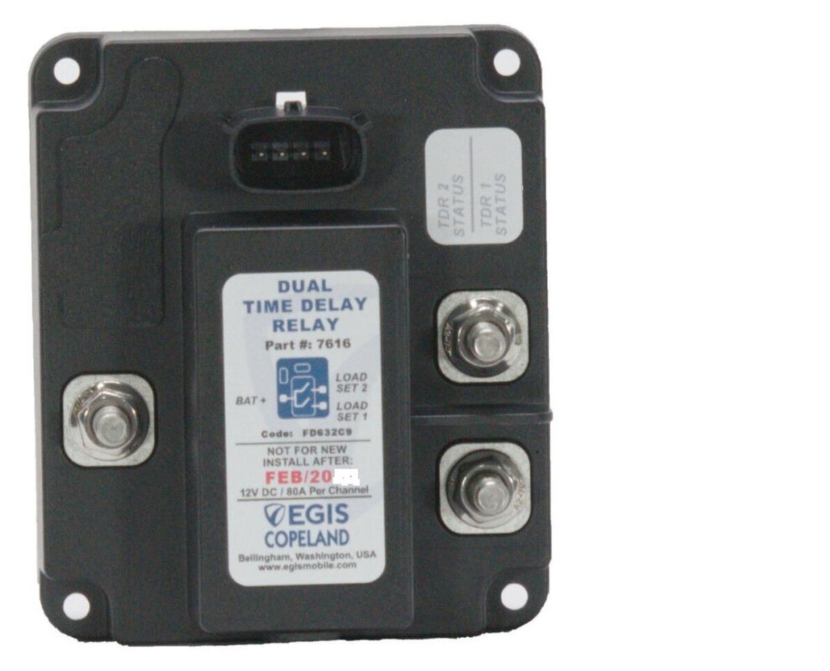 TDR Series Time Delay Relay - Dual Output (12v)