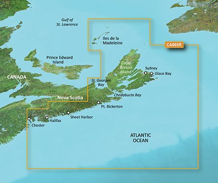 BlueChart G3 Vision - Hailfax to Cape Breton (VCA005R)