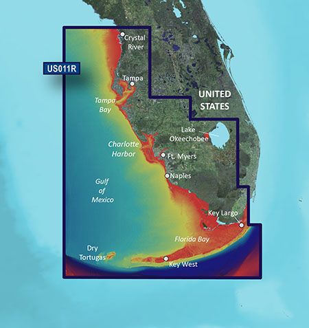 BlueChart G3 Vision - Southwest Florida (VUS011R)