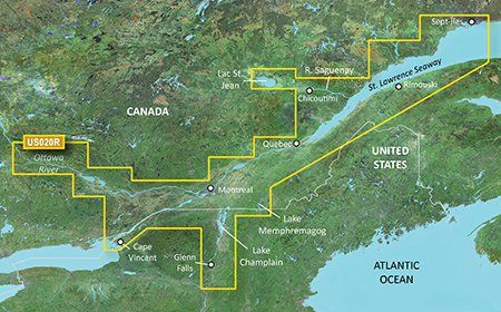 BlueChart G3 Vision - St. Lawrence Seaway (VUS020R)