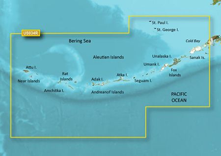 BlueChart G3 Vision - Aleutian Islands (VUS034R)