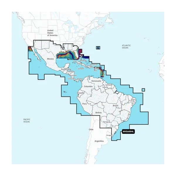 Navionics Vision+ - Mexico to Brazil (NVSA004L)