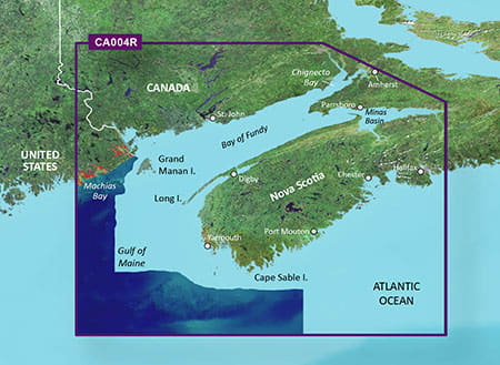 BlueChart G3 Vision - Bay of Fundy (VCA004R)