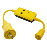 30A Male - 15A Female GFCI Adaptor