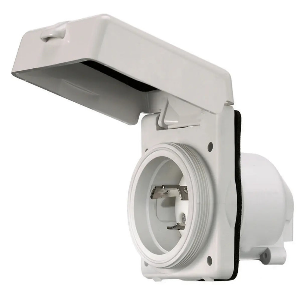 Square Power Inlet 30A Shore Power Inlet – Amped Up Marine