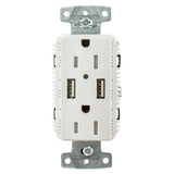 120v 15A Outlet w/ USB