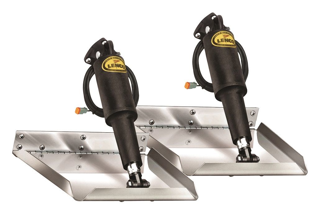 Edge Mount Trim Tab Kit - 12" x 12" (Polished)