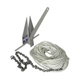 LFX Anchoring Kit w/ 15' 5/16" G4 Chain 200' 5/8" 8-Plait Line - 10LB