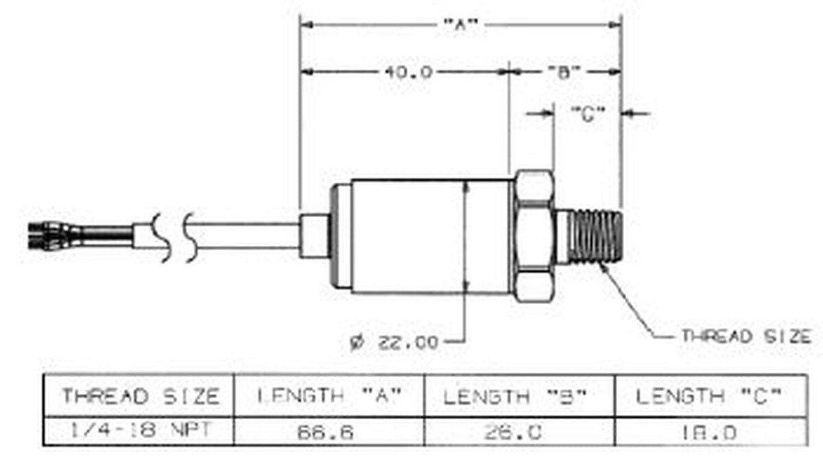 Pressure Transducer (0-5 psi)