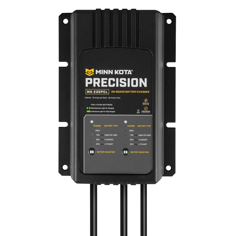 Precision Battery Charger (MK230PCL) - 2 Bank/ 15A