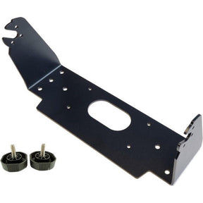 A black mounting bracket for NSS 4-16 / ZEUS SR-16 with two screws beside it.