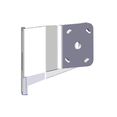 Braced Jackplate Mounting Bracket - Starboard (2" Setback / 3" Rise)
