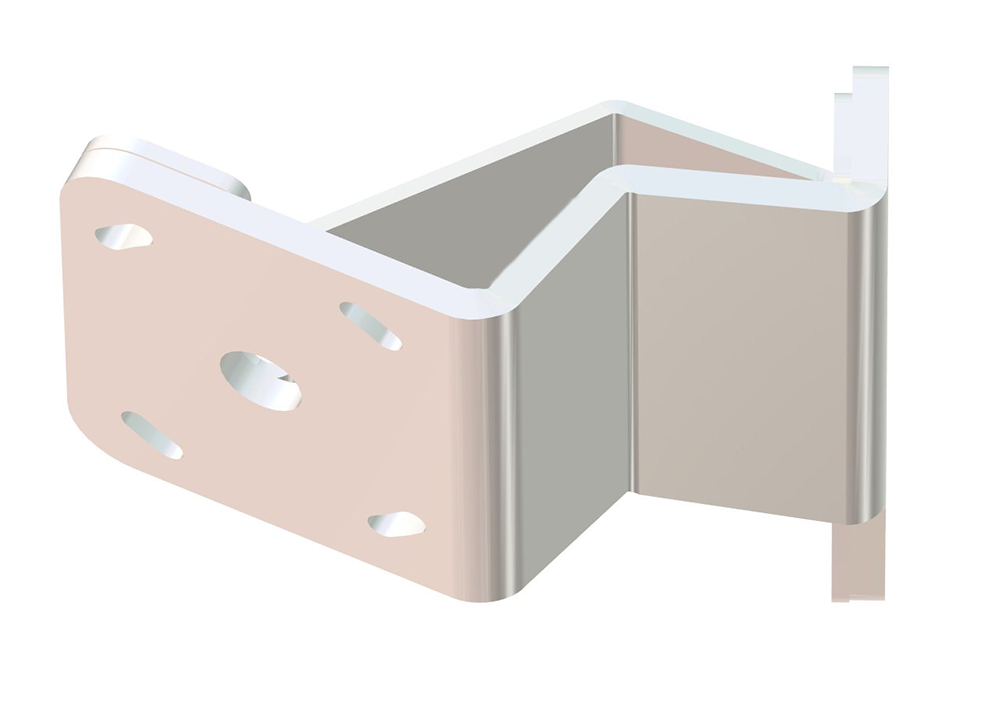 Braced Jackplate Mounting Bracket - Port (2" Setback / 6" Rise)