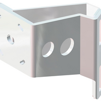 Braced Jackplate Mounting Bracket - Port (5" Setback / 4" Rise)