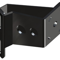 Braced Jackplate Mounting Bracket - Starbord (5" Setback / 4" Rise)