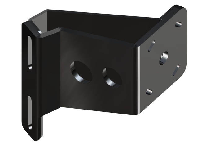 Braced Jackplate Mounting Bracket - Starbord (5" Setback / 4" Rise)