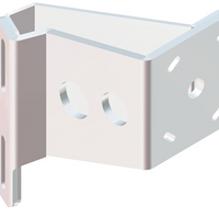 Braced Jackplate Mounting Bracket - Starbord (5" Setback / 4" Rise)