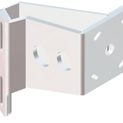 Braced Jackplate Mounting Bracket - Starbord (5" Setback / 4" Rise)