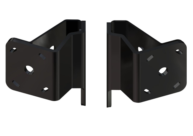 Braced Jackplate Mounting Bracket - Dual (2" Setback / 2" Rise)