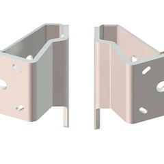 Braced Jackplate Mounting Bracket - Dual (2" Setback / 2" Rise)