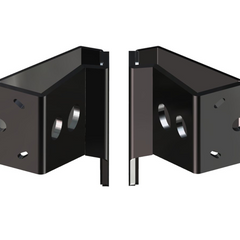 Braced Jackplate Mounting Bracket - Dual (5" Setback / 4" Rise)