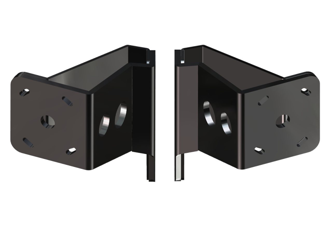Braced Jackplate Mounting Bracket - Dual (5" Setback / 4" Rise)