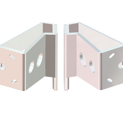 Braced Jackplate Mounting Bracket - Dual (5" Setback / 4" Rise)