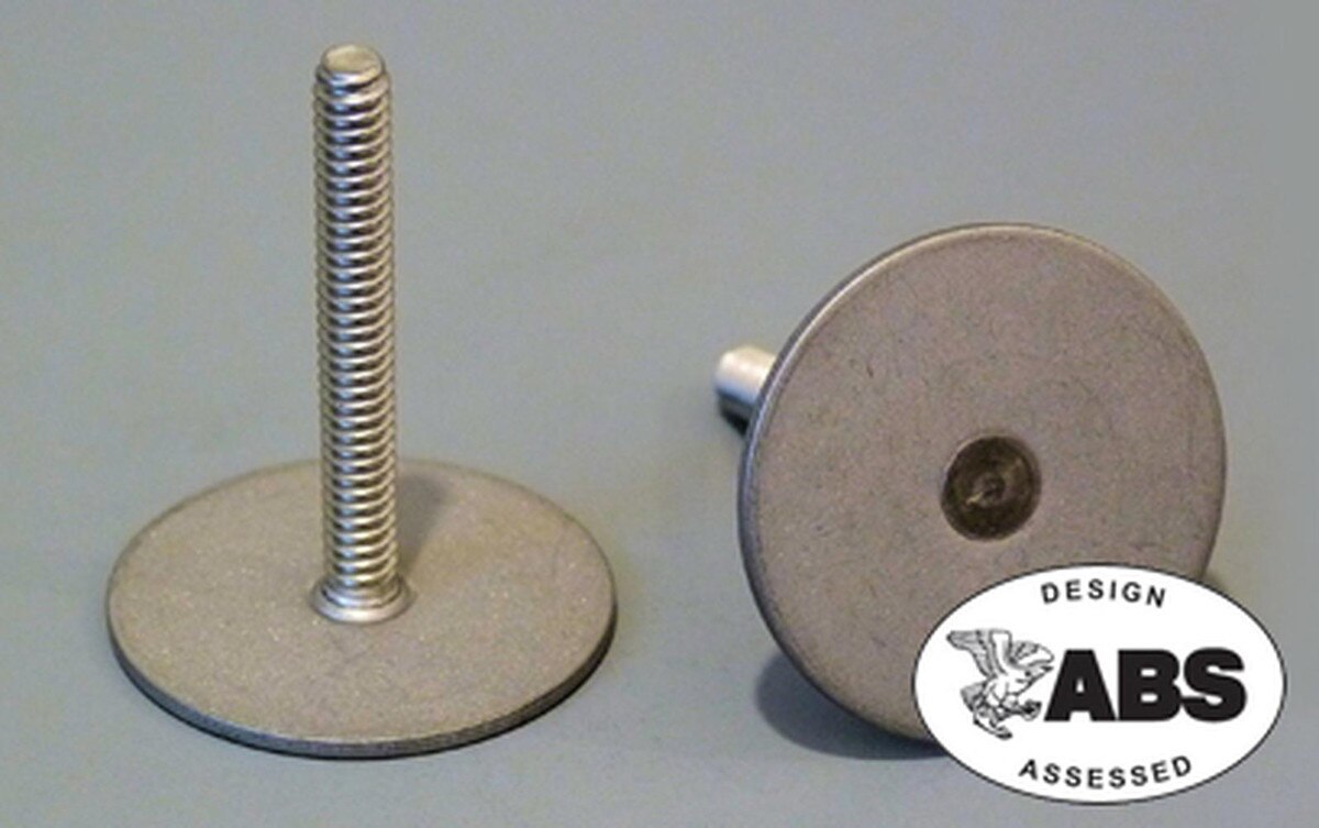 SS Stud - 10-24 Threads / Base: 1.25" / Length: 1.50" (10)