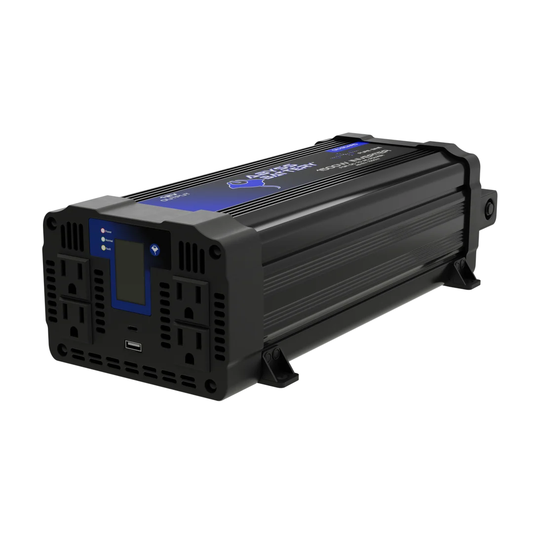 Abyss Battery AB-1500 Pure Sine Wave Inverter - 12vDC - 120vAC - 1500W