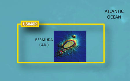 BlueChart G3 Vision - Bermuda (VUS401S)
