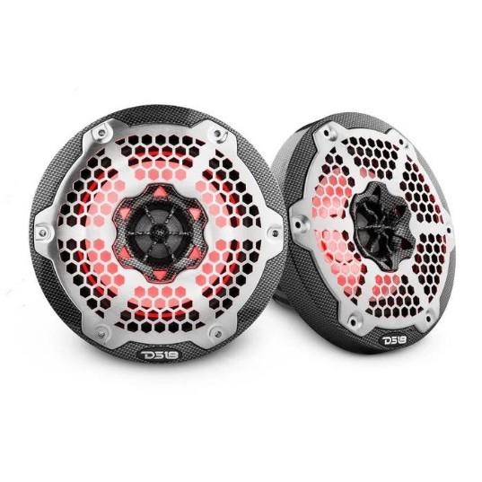 DS18 6.5" | 2-Way | 125 Watts RMS | 4Ω | Black Carbon Fiber | CF-65M