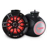 DS18 6.5" 100 Watts RMS RGB Led Lights Black Carbon Fiber | CF-PS6
