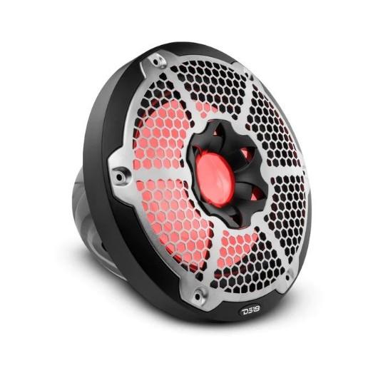 DS18 10" Marine Subwoofer With LED RGB Lights 300 Watts Rms SVC 4-Ohm -White | NXL-10SUB/WH