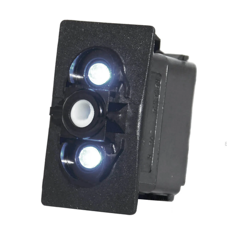 Custom LED SPST Rocker Switch Body - Lower Independent LED