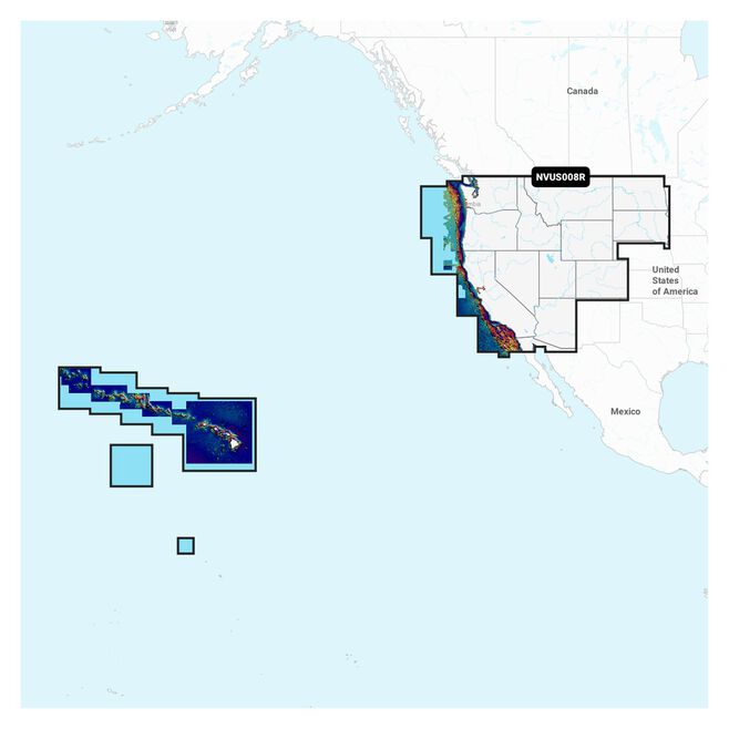 Navionics Platinum+ Chart Card - West (NPUS008R)