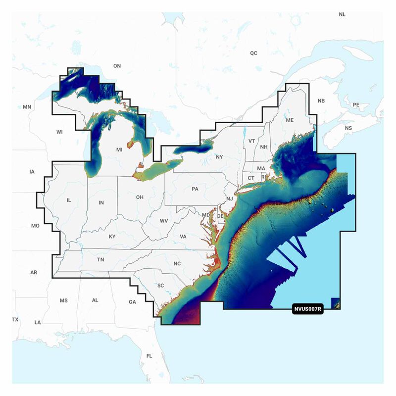 Navionics Platinum+ Chart Card - East (NPUS007R)