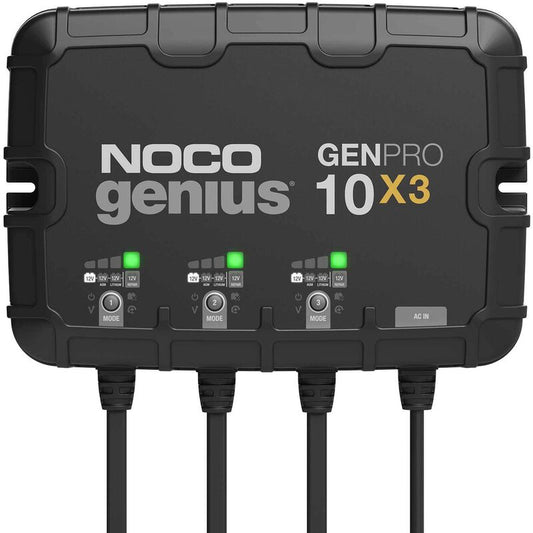 GENPRO10 x3 Triple Bank Battery Charger