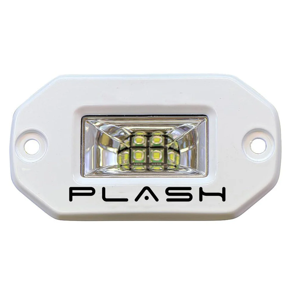 20w Flush Mount Spreader Light - Scene Flood Beam Pattern