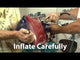 Polyform G-3 Twin Eye Fender 5.5" x 19" - Black w/Air Adapter