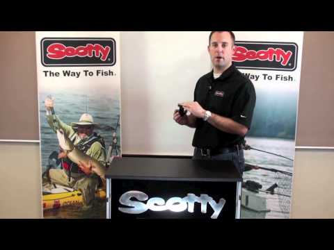 Scotty Compact Threaded Round Deck Mount