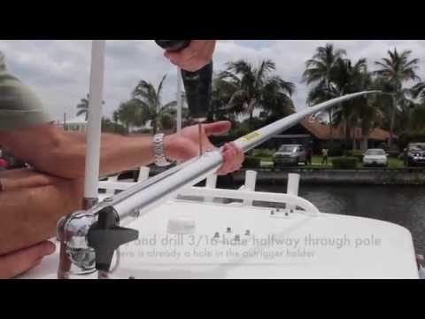 Rupp Z-30 Top Gun Outrigger Kit w/15' Telescoping Poles & Complete Single Line Rigging Kit w/Klickers Release Clips