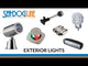 Sea-Dog LED Cockpit Spreader Light 1440 Lumens - Black