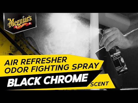 Meguiar's Whole Car Air Refresher Odor Eliminator - Black Chrome Scent